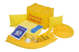 Chemical spill kit bag
